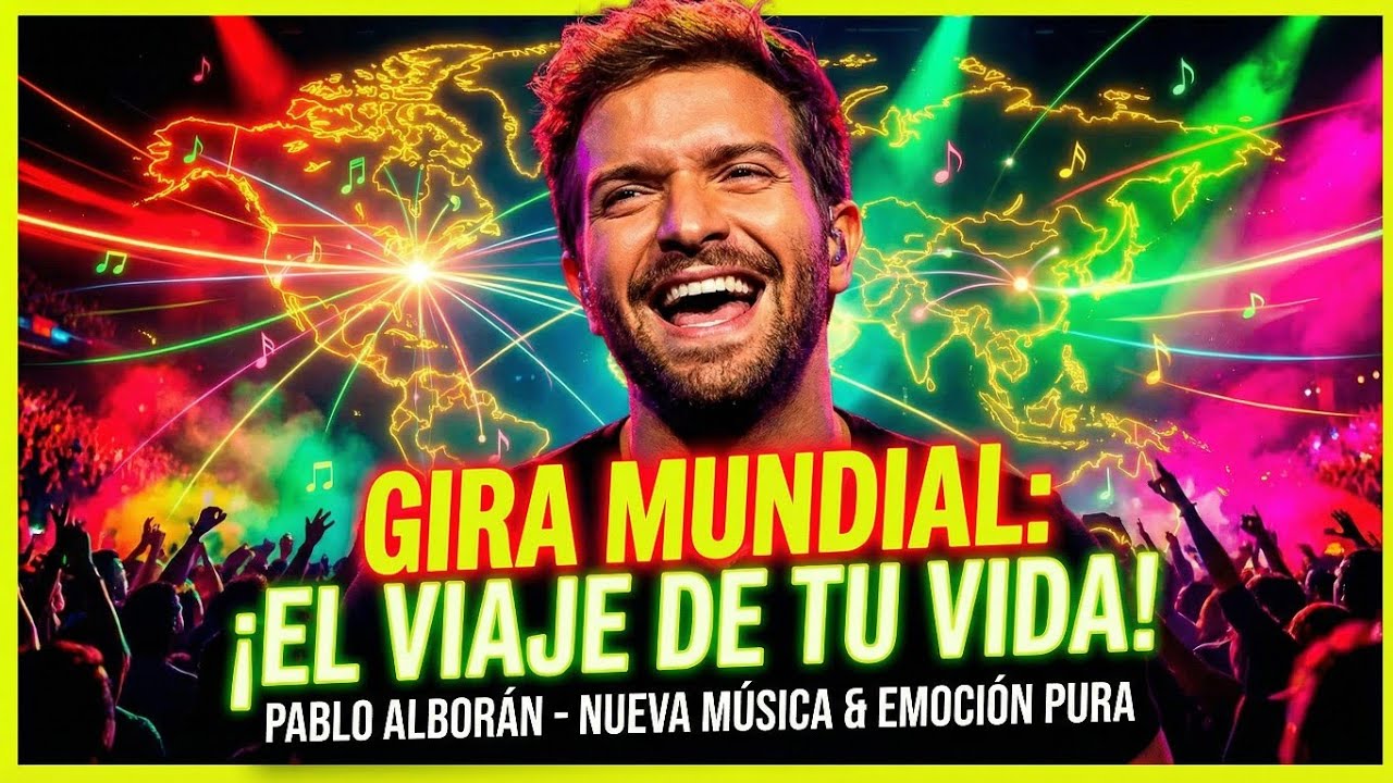 PABLO ALBORÁN CONQUISTA EL MUNDO 🌍 Gira Histórica: Países y Nuevas Canciones que Te Harán Llorar 🎶