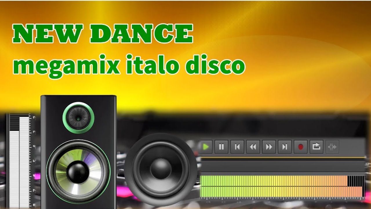 🔴 New Italo Disco Megamix Dance Instrumental music, Euro Dance Style 70 80 90s, Test Speaker music