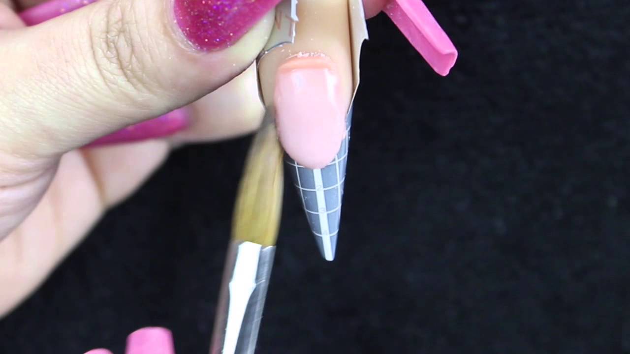 UÑAS ESCULTURALES TECNICA REVERSA Y FRENCH