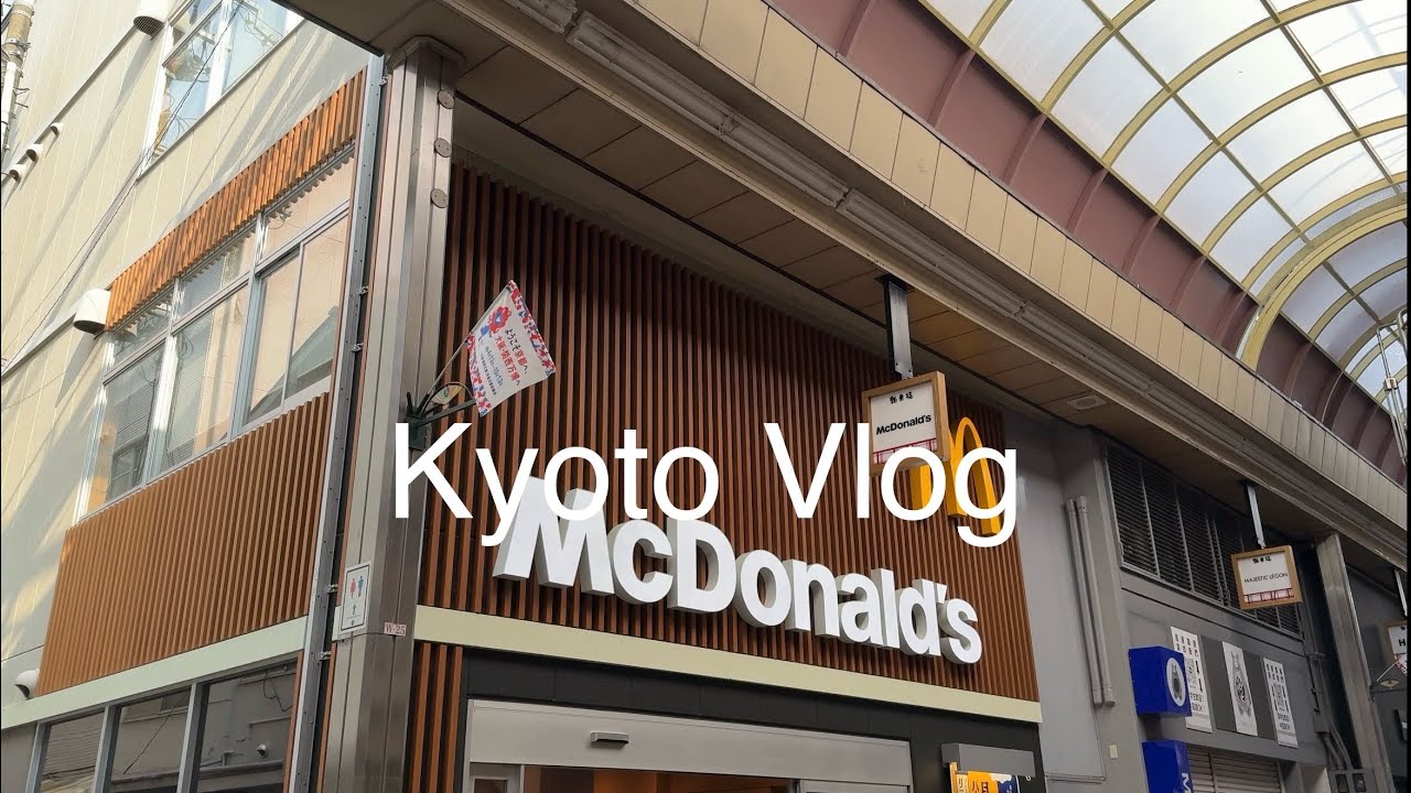 Kyoto Vlog | Ep. 12 First-time McDonald’s in Japan 🍔🍟 Izumiya Supermarket 🛒🍣 Ogawa Bookstore 📚
