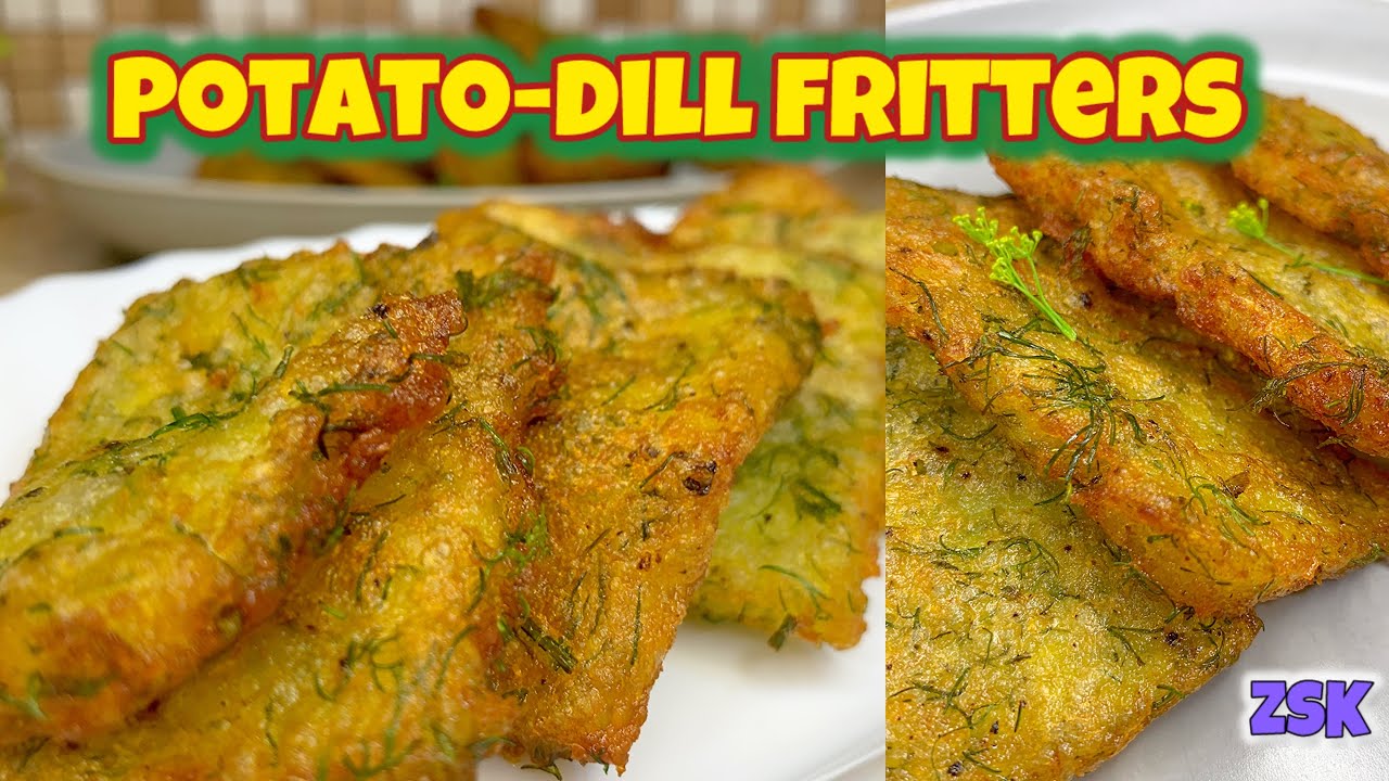 Dill and Potato Bites ~ سوئے اور آلو کے کرسپی پفر ~Dill Potato Crunch Easy #potatosnacks #snacks