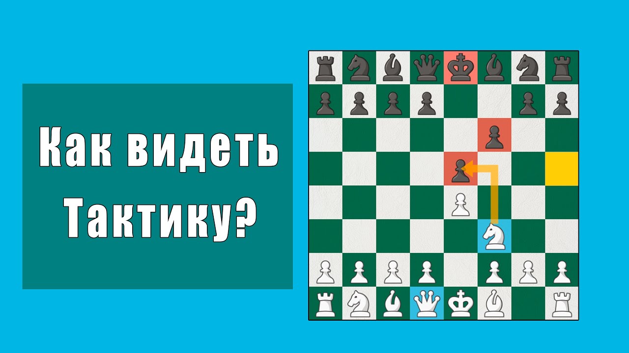 Пять тактических приёмов для твоих побед | Шахматы для Новичков (Урок 8)