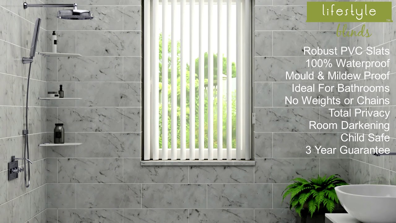 Rigid PVC Replacement Vertical Blind Slats