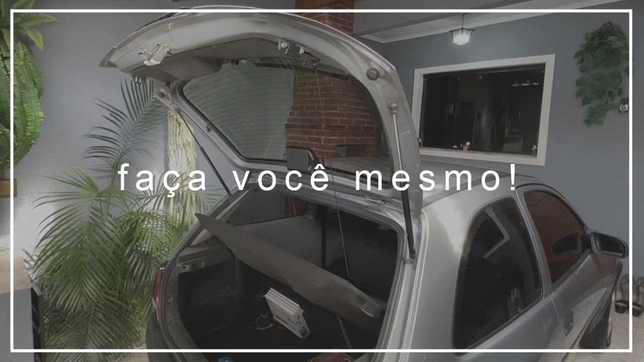 COMO TROCAR o AMORTECEDOR do PORTA-MALAS do CORSA WIND! | PASSO A PASSO