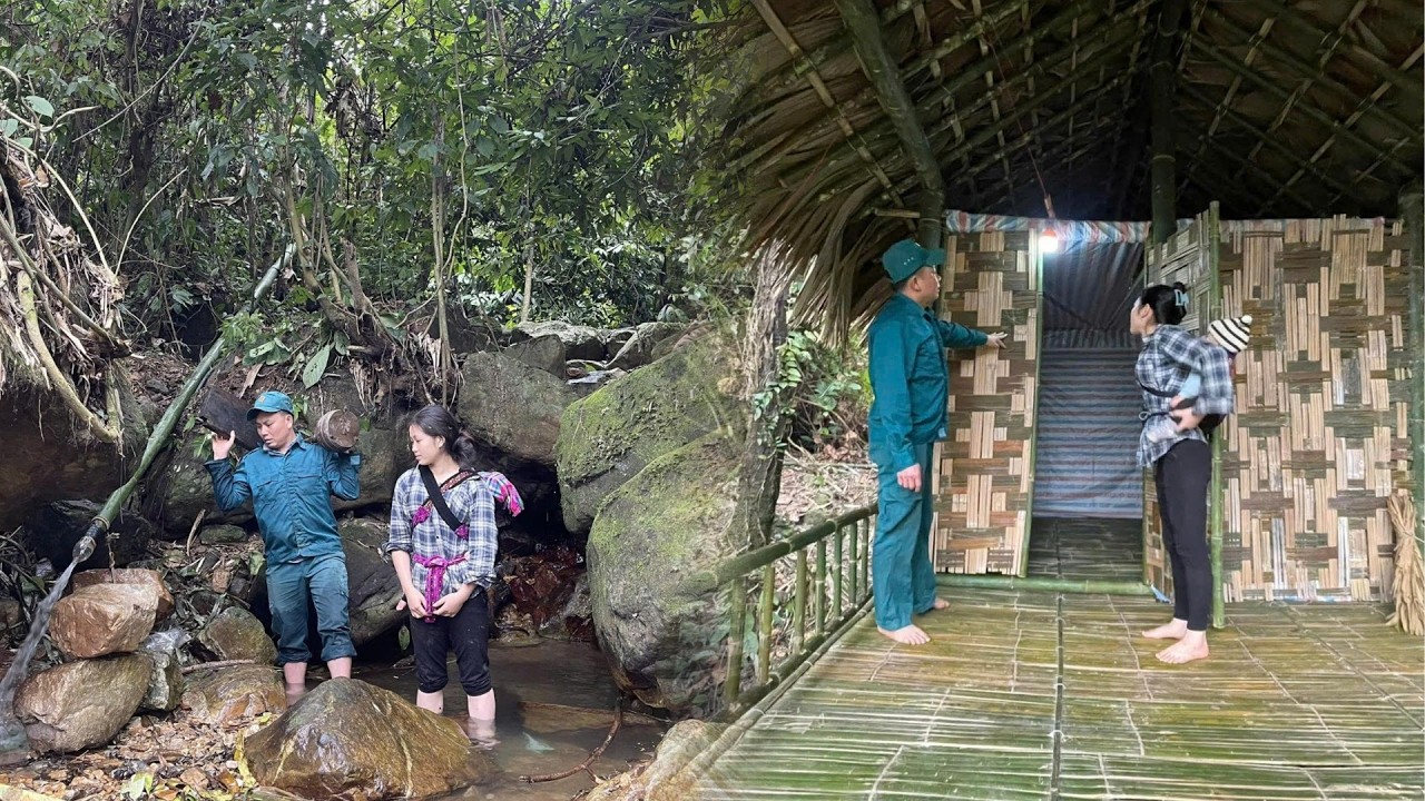 Police Help Install 220V Water-Powered Generator to Light Up House in the Forest