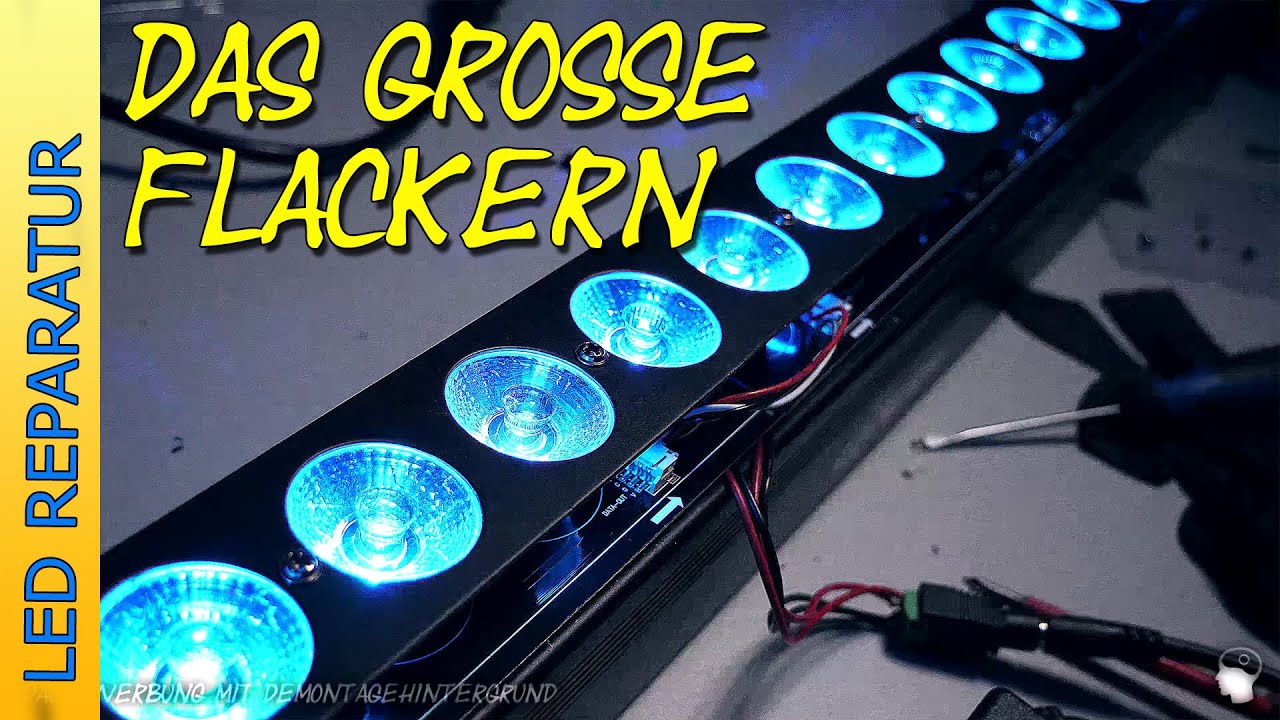 Led Wallwasher blinkt - Eyourlife Reparatur