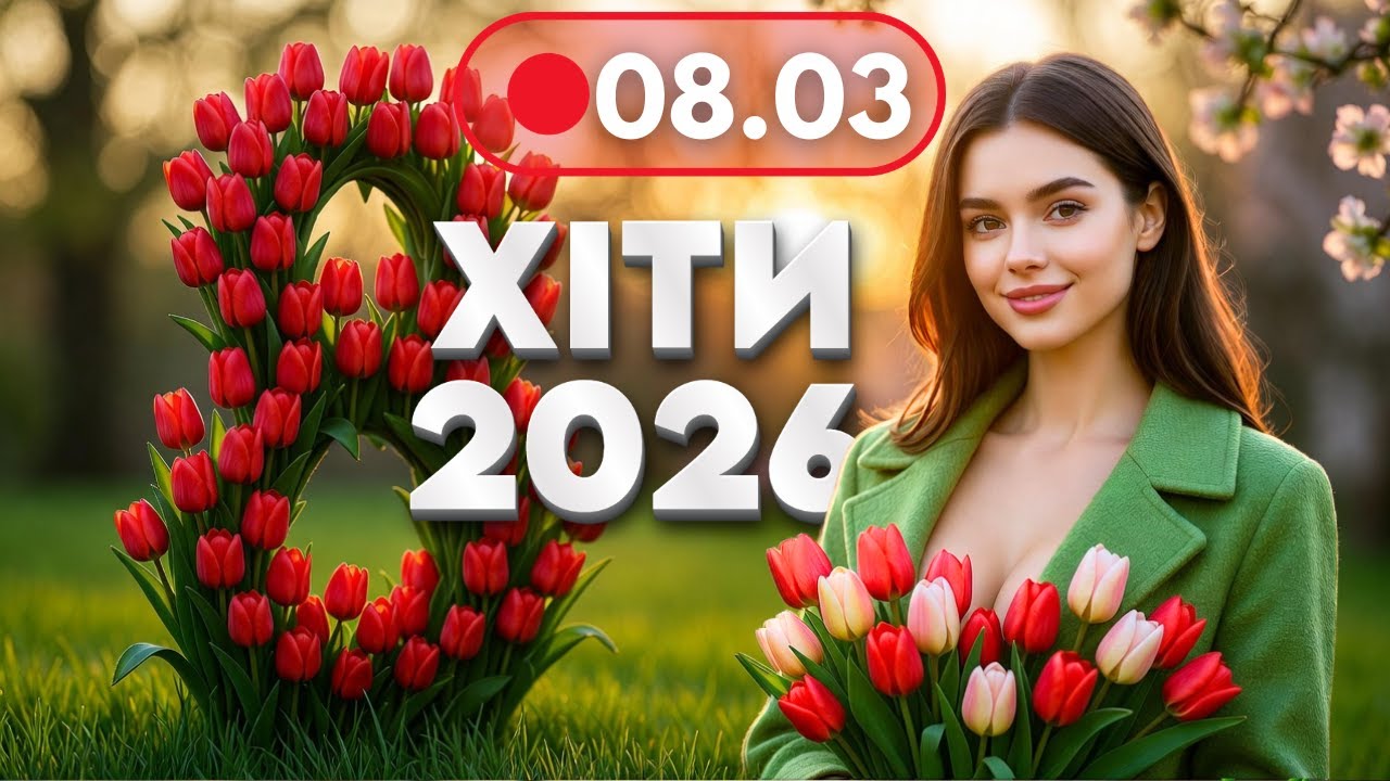 ХІТИ 2026 🔥 8 березня - НОВА музика для гарного настрою | Свято жінки та весни - 8 березня