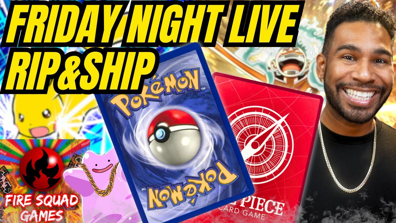 Pokemon Live Rip & Ship - Friday 2-6-26