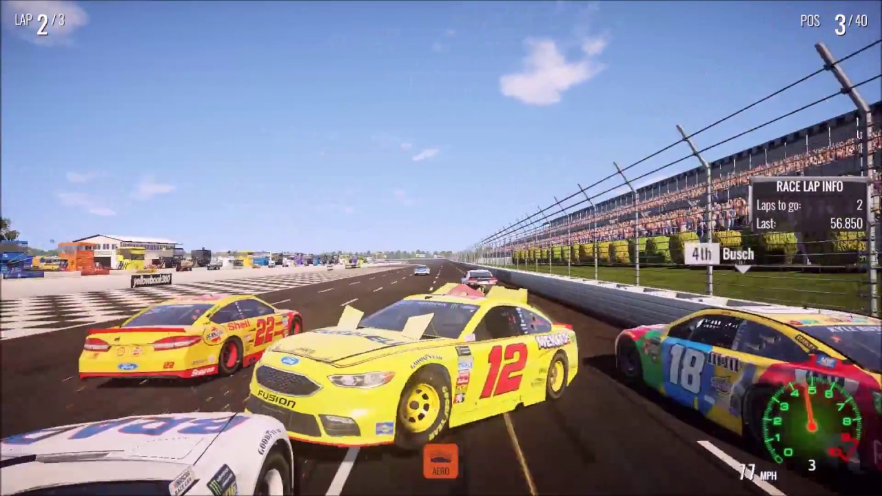 Nascar Heat 2 Crash Compilation - 2018 EDITION!!