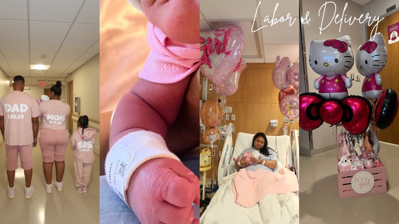 LABOR & DELIVERY VLOG | C-Section + She&rsquo;s Here + Nesting + Real & Raw & More
