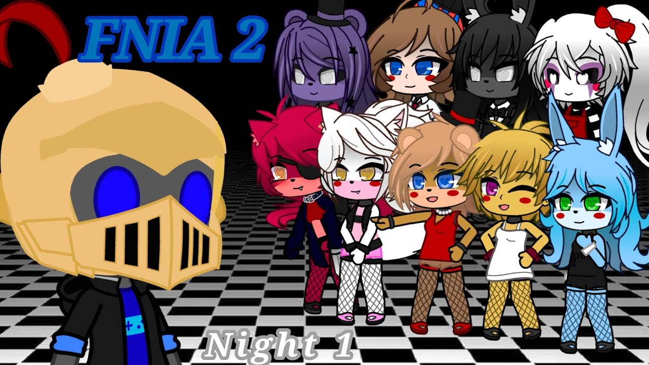 Me alone in Fnia 2 on Night 1 | Gacha Club