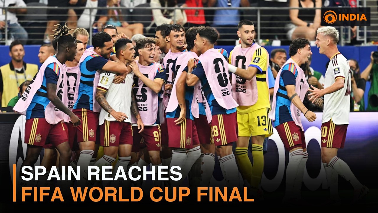 Spain Reaches FIFA World Cup Final & more news | DD India Live | 12 PM IST