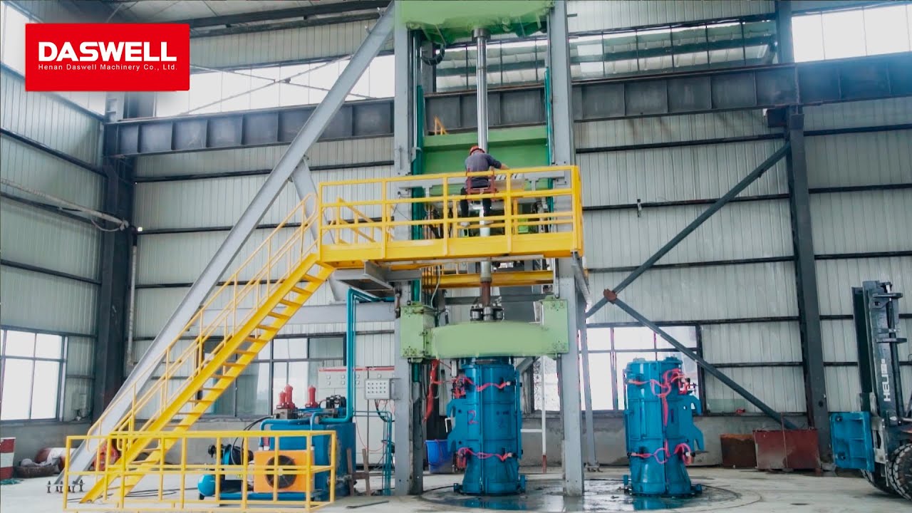 Daswell Vertical radial extrusion pipe machine and Core mold vibration pipe making equipment.