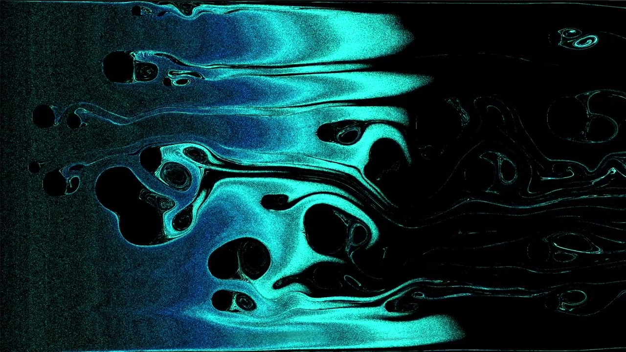 Fluid Simulation with Lattice Boltzmann Method (4K, 2,250,000 particles)