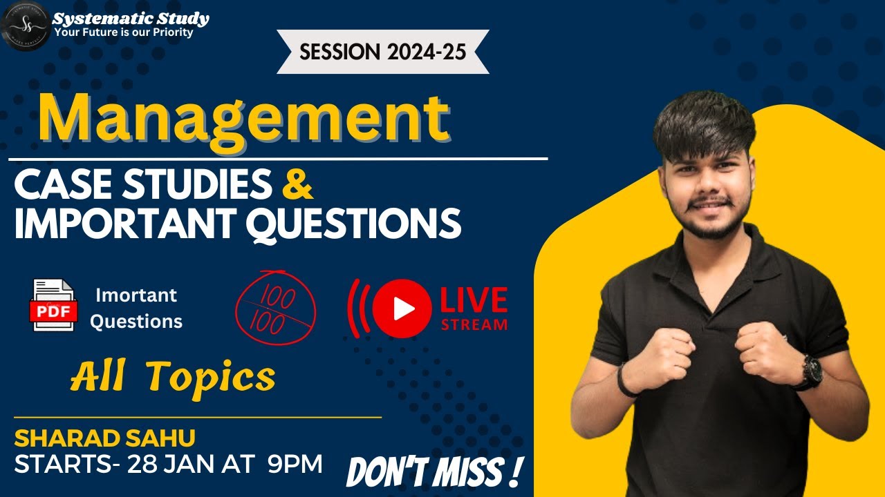 important case studies of management class 12 cbse | all chapters | important questions