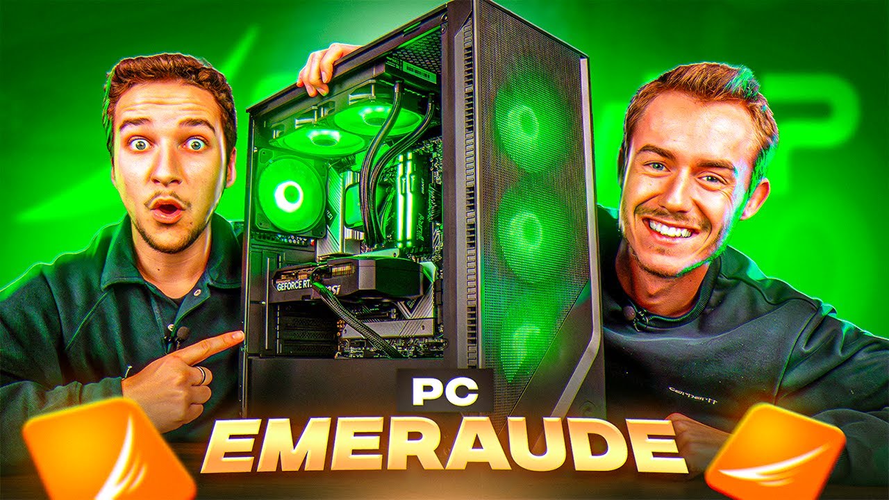 LE MEILLEUR PC GAMER &agrave; 1400&euro; &agrave; ACHETER (FLOWUP EMERAUDE)