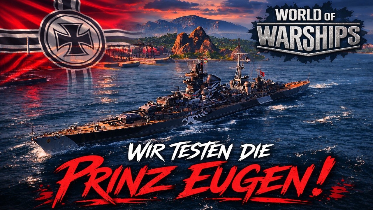 PRINZ EUGEN im Gefecht! 🔥 Wie stark ist dieser deutsche Premium-Kreuzer? | World of Warships