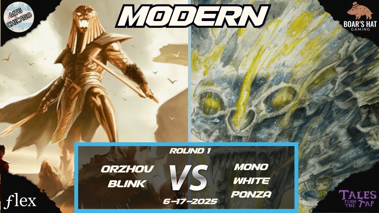 Orzhov Blink VS Mono White Ponza  [MTG Modern Round 1]