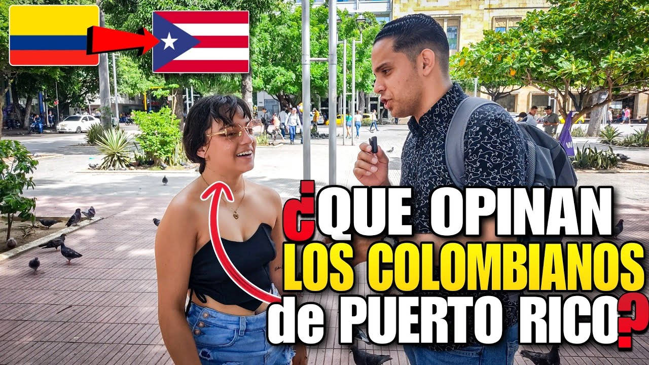 Esto Opinan Los COLOMBIANOS sobre PUERTO RICO🇵🇷 *Aman A los Boricuas y a Daddy Yankee*