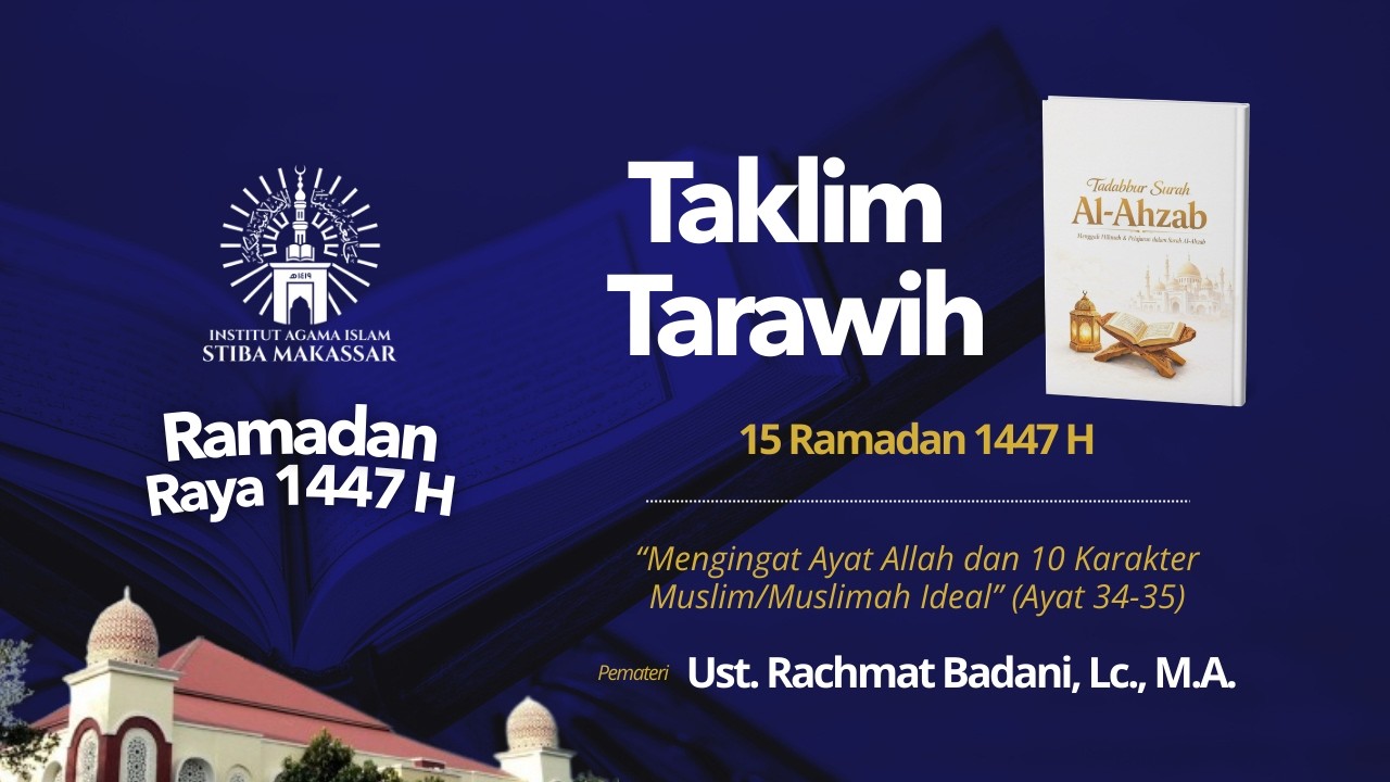 TAKLIM TARAWIH 15 Ramadan 1447 H