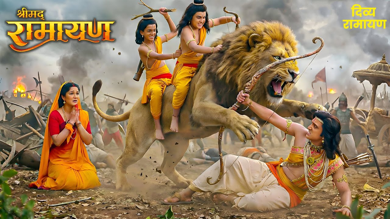 अयोध्या की सेना ने किया आक्रमण - लव-कुश ने मचा दिया तहलका | #ramayan #ramleela #hanuman #god #sita