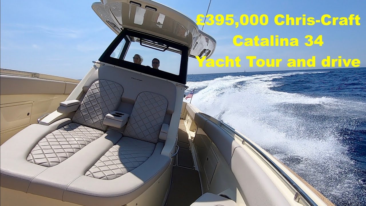 £395,000 Yacht Tour & Drive : Chris-Craft Catalina 34