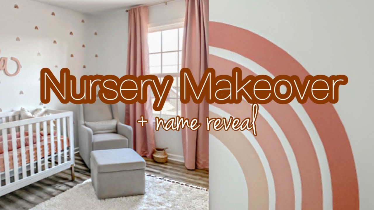 2022 BABY GIRL NURSERY | DIY BUDGET FRIENDLY TRANSFORMATION |