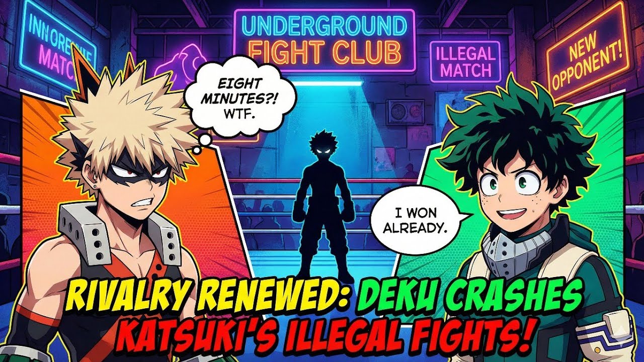 What if Deku Joined the Underground Fight Club?
