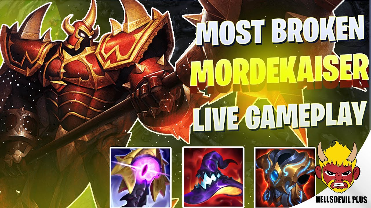 Mordekaiser Is The Most Broken Champ Ever... - Wild Rift HellsDevil Plus Gameplay
