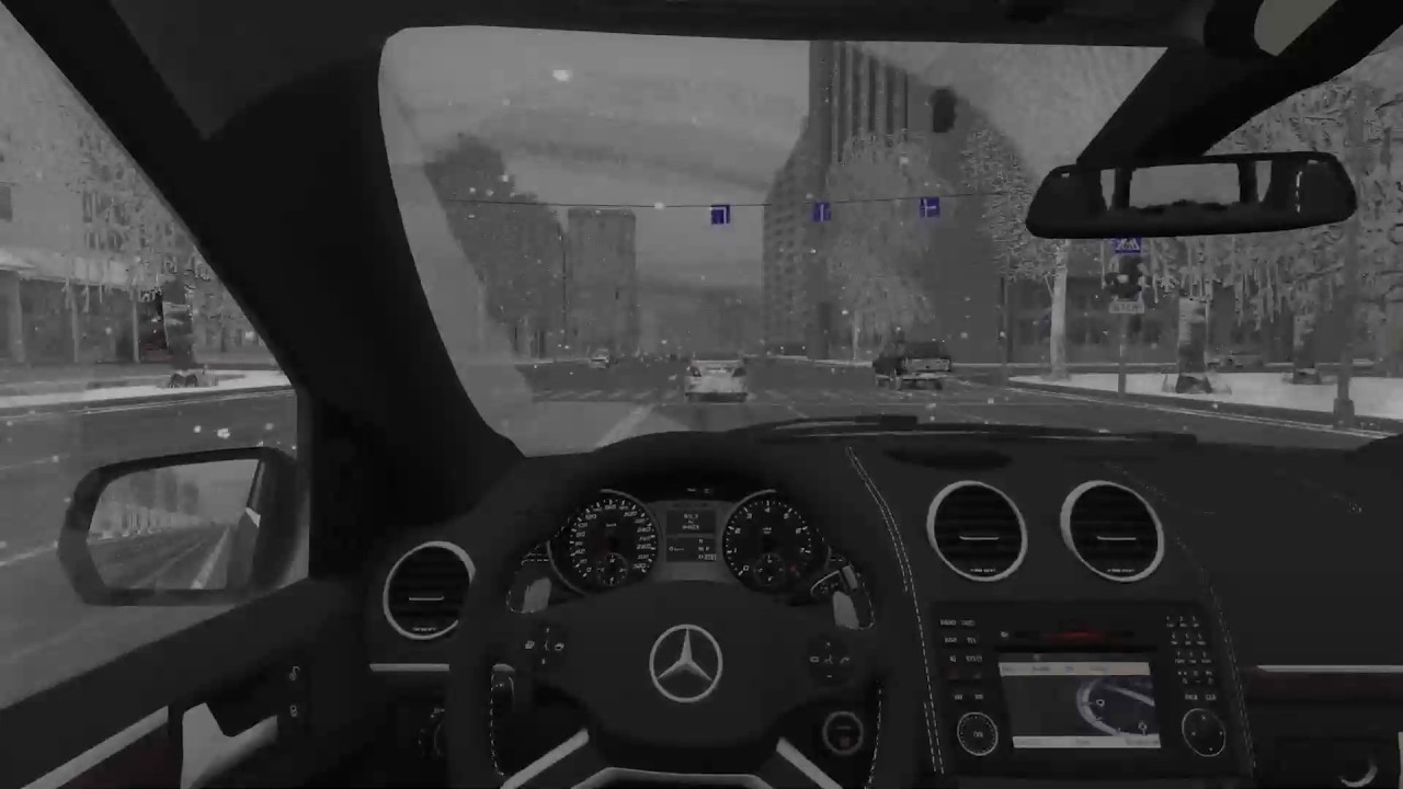 Mercedes-Benz ML-Class W164 2011 - Snow Drive - City Car Driving