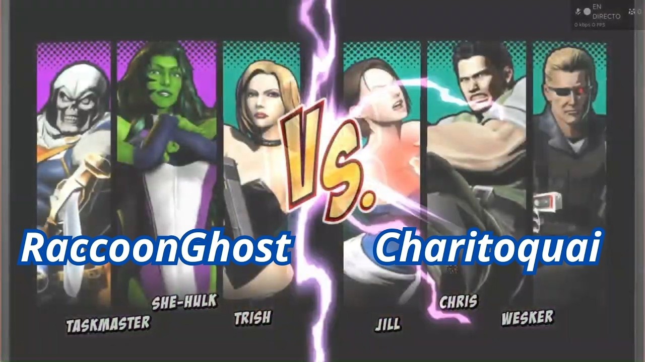 RaccoonGhost VS Charitoquai FT 20 - ULTIMATE MARVEL VS CAPCOM 3