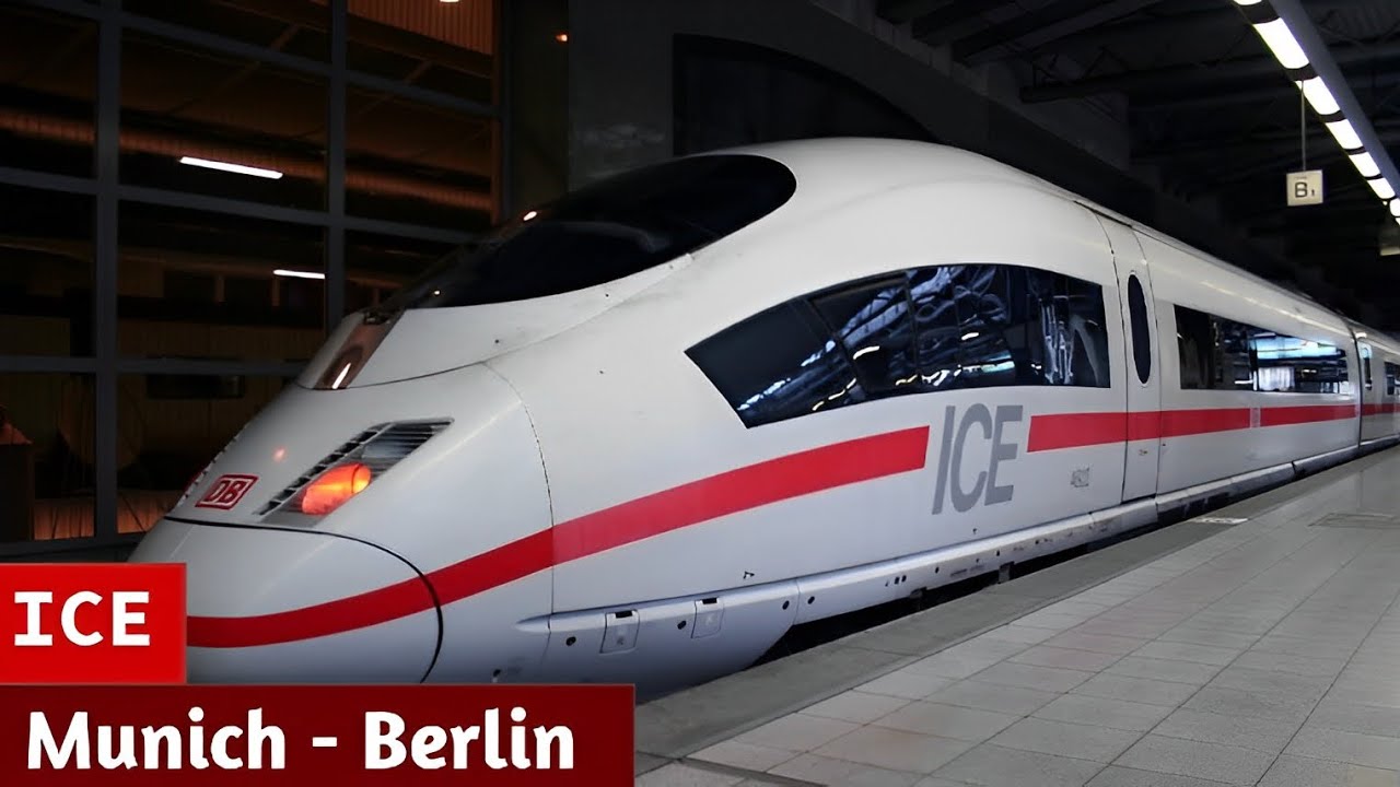ICE Journey: Munich Hauptbahnhof to Berlin Hauptbahnhof
