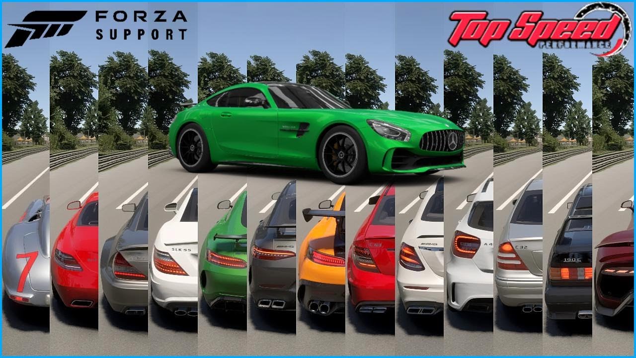 Top Fastest Mercedes Cars in Forza Motorsports 8 | Top Speed Battle