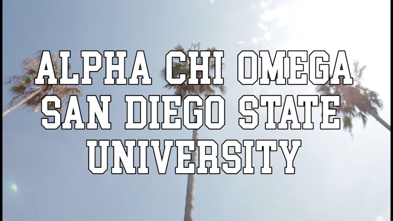 Alpha Chi Omega SDSU 2016