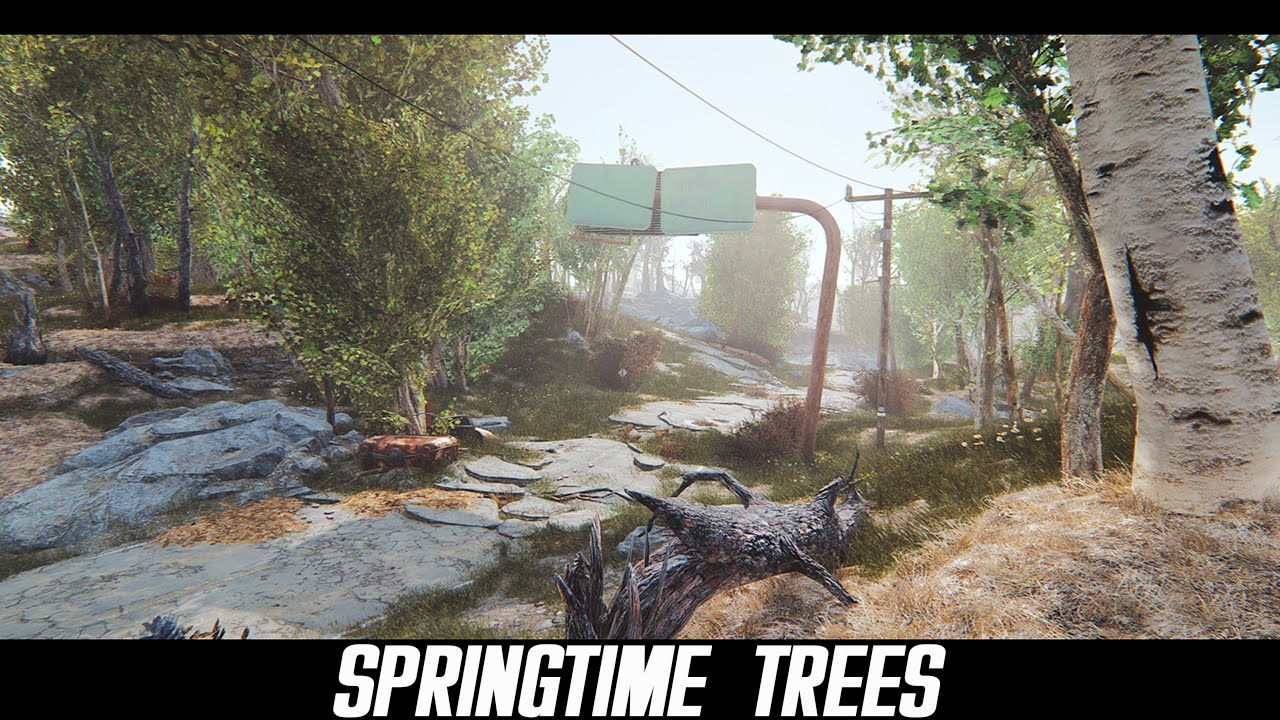 Fallout 4 Mods: Springtime Trees