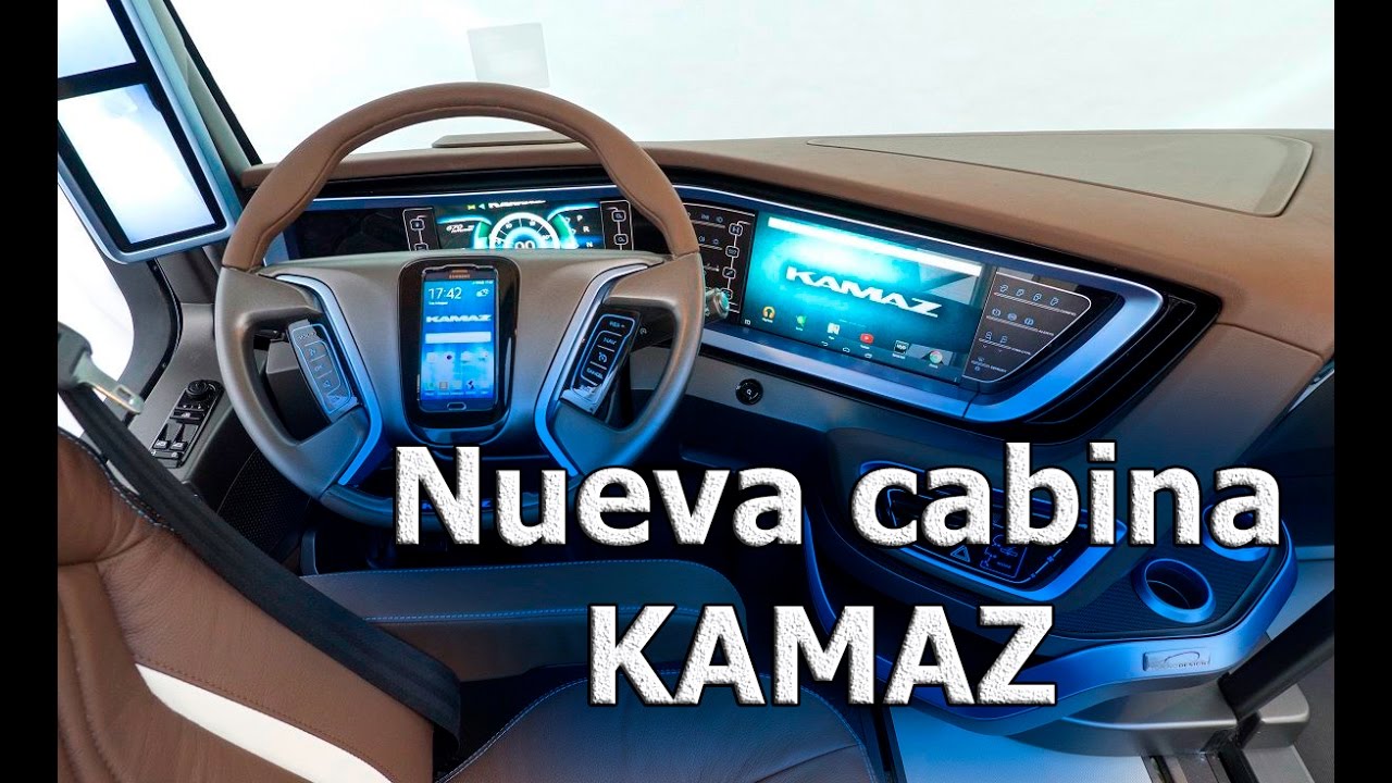 Camioneros reciben su merecido. Nueva cabina KAMAZ. A los conductores de camiones le va a gustar.