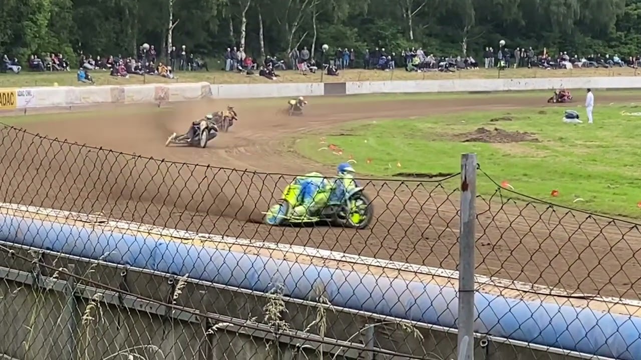 Grasbahn Bielefeld 2024 Seitenwagen Heat 4 Schramm, Godden, Kempa, Möller, Brandhofer, Standke
