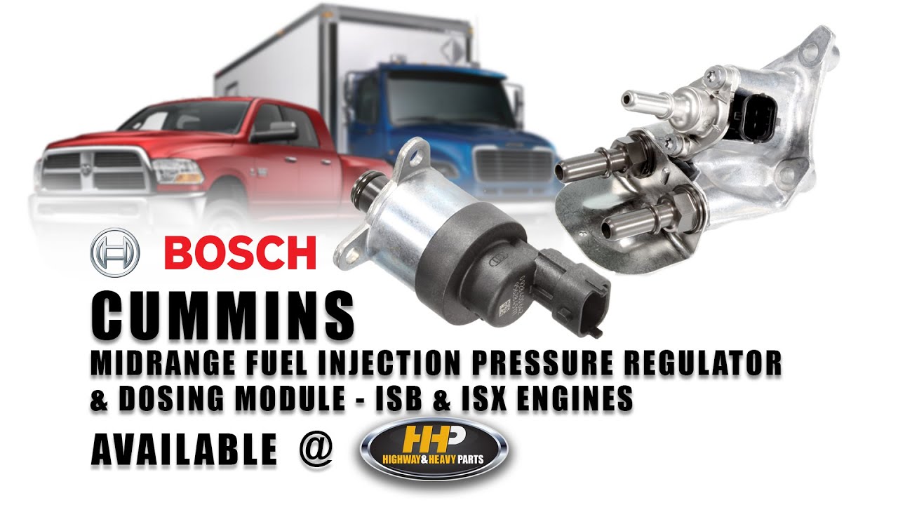 Genuine Bosch Cummins ISB 6.7 Fuel Injection Pressure Regulator & Cummins ISX Dosing Module for Sale