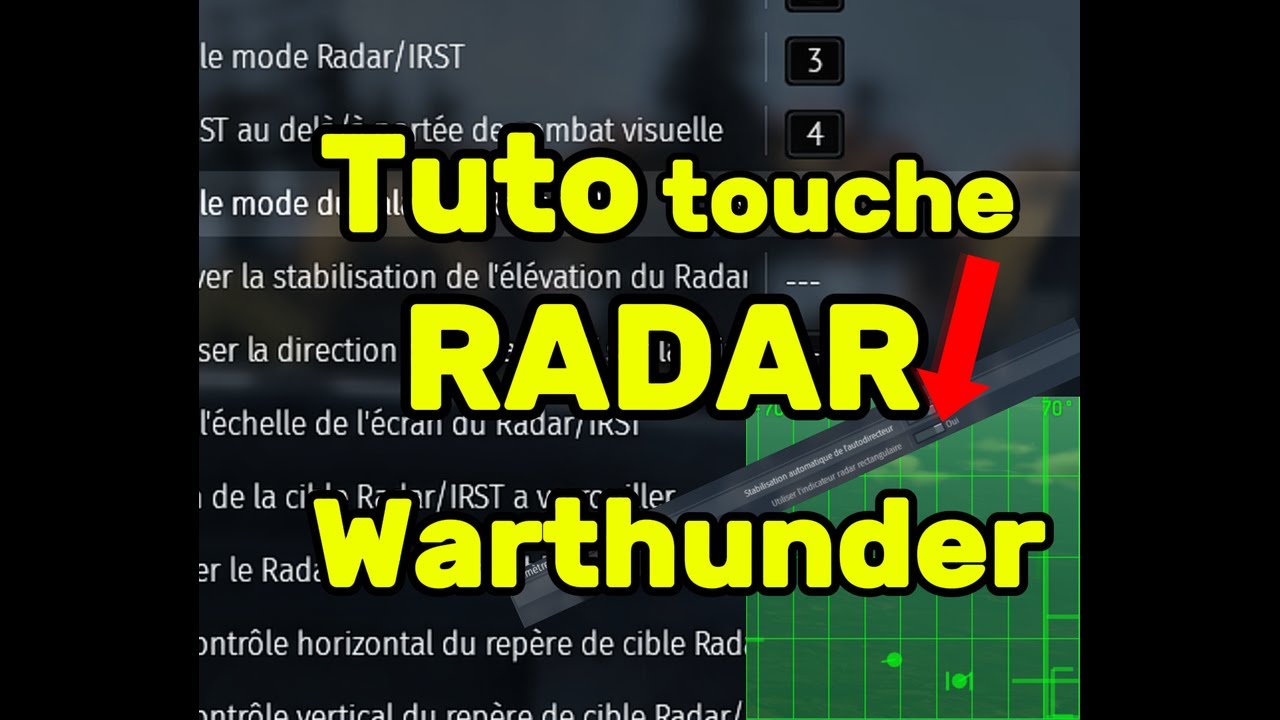 War Thunder Top Tier: Освоение клавиш радара (полное руководство)