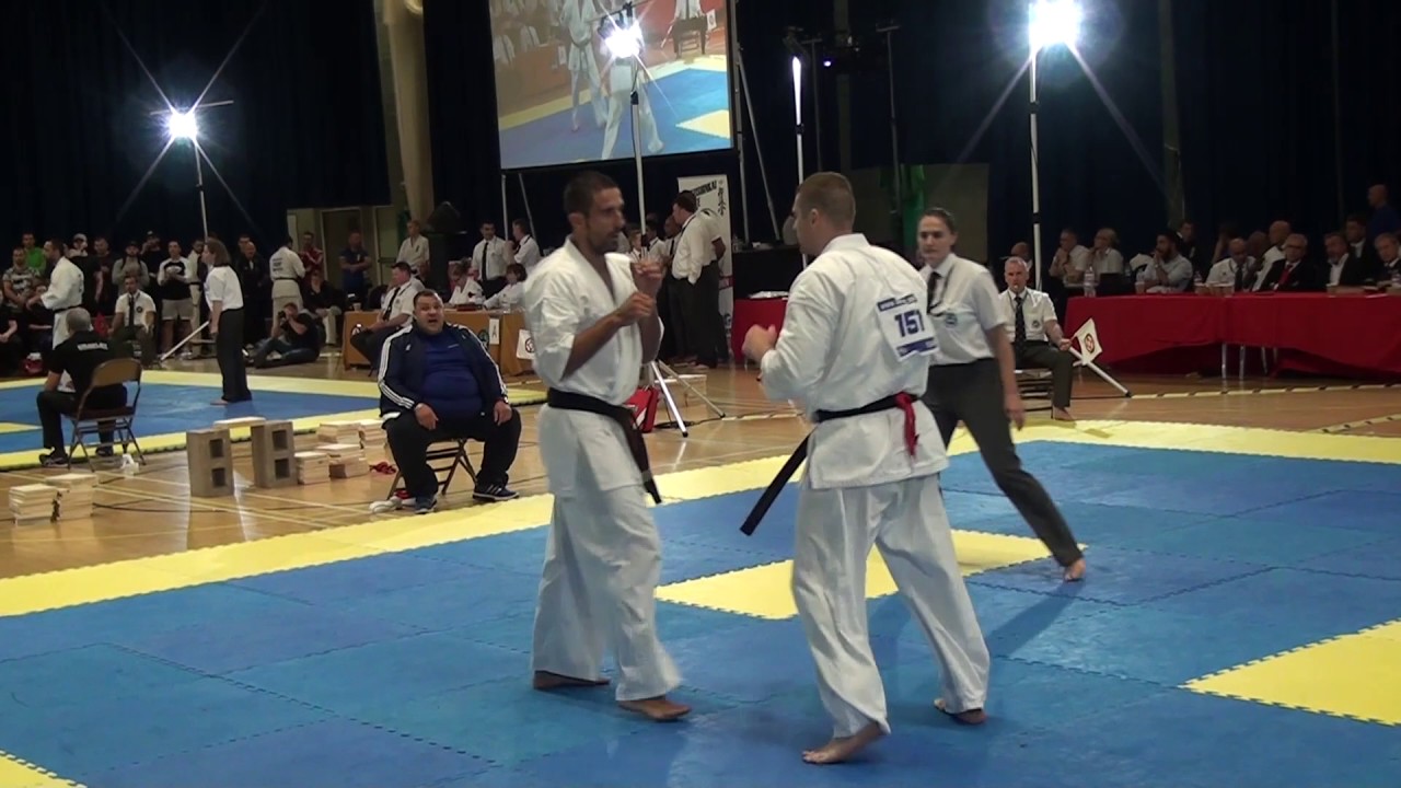 British Karate Kyokushinkai 8th Cup of Europe Artur Tilov v Pablo Estensoro