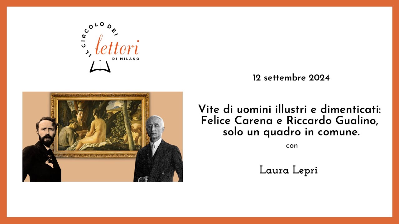 Vite di uomini illustri e dimenticati: Felice Carena e Riccardo Gualino, solo un quadro in comune
