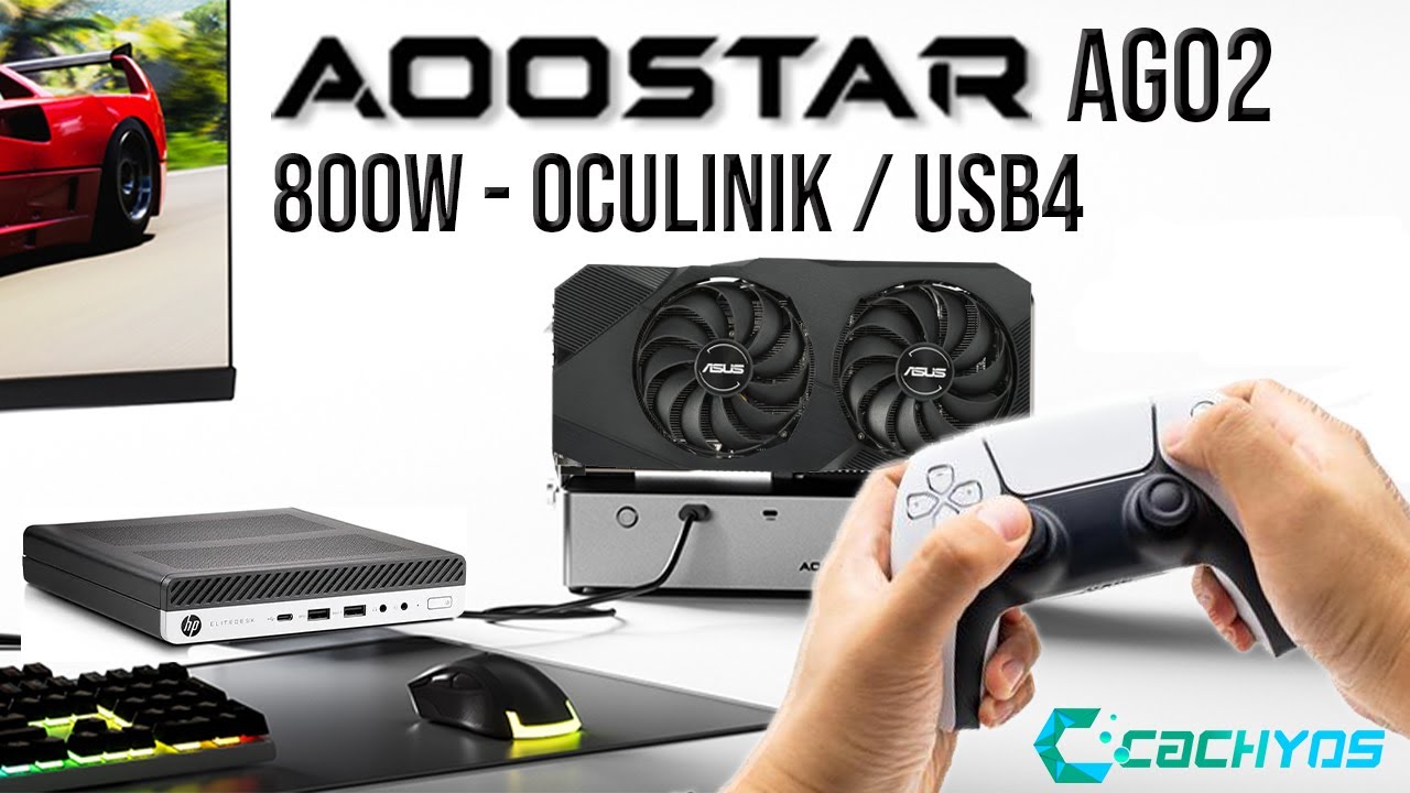 Transformer un Mini-PC en PC GAMER avec le Dock eGPU AOOSTAR AG02 🚀