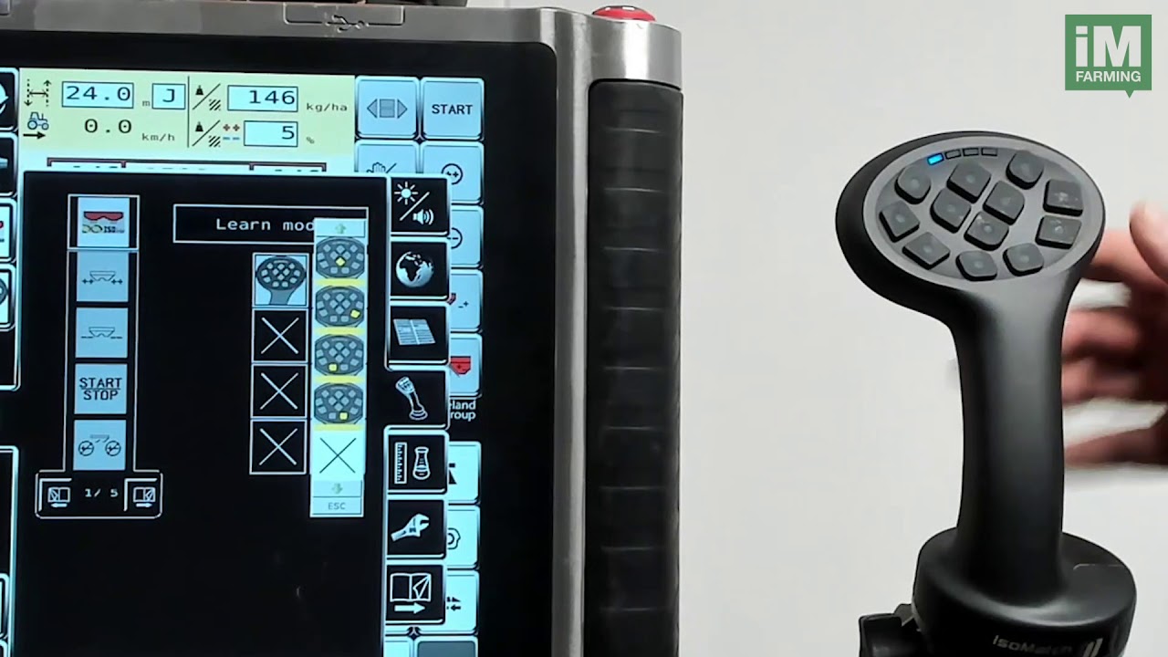 KVERNELAND IsoMatch Grip -  How to use the buttons