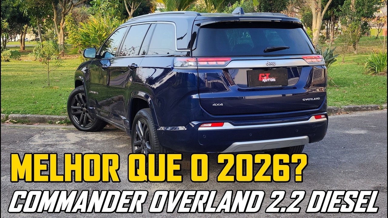 Jeep Commander Overland 2.2 Diesel: é a melhor hora para comprar o 2025? Avaliação completa!