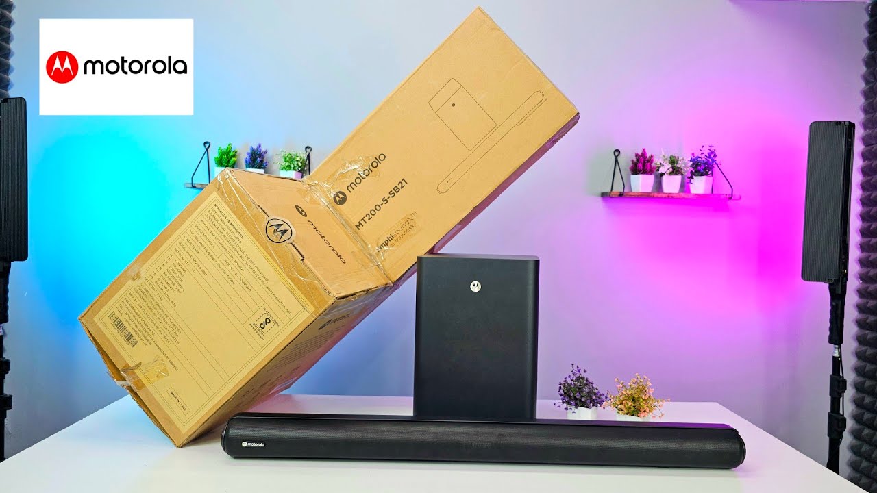 Motorola AmphisoundX 200W Soundbar⚡️Unboxing Review Sound Test⚡️Deep Bass⚡️Best Soundbar Under ₹8000