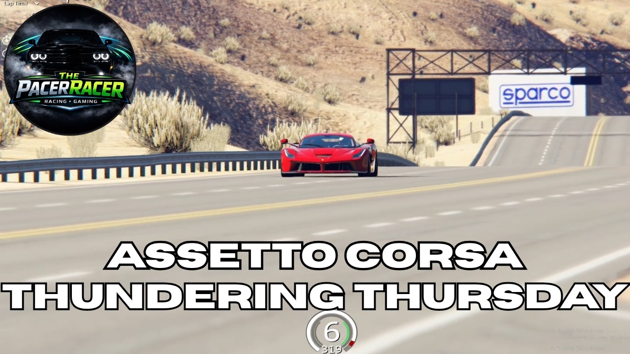 Assetto Corsa: Thundering Thursdays. Ferrari LaFerrari - Black Cat Country