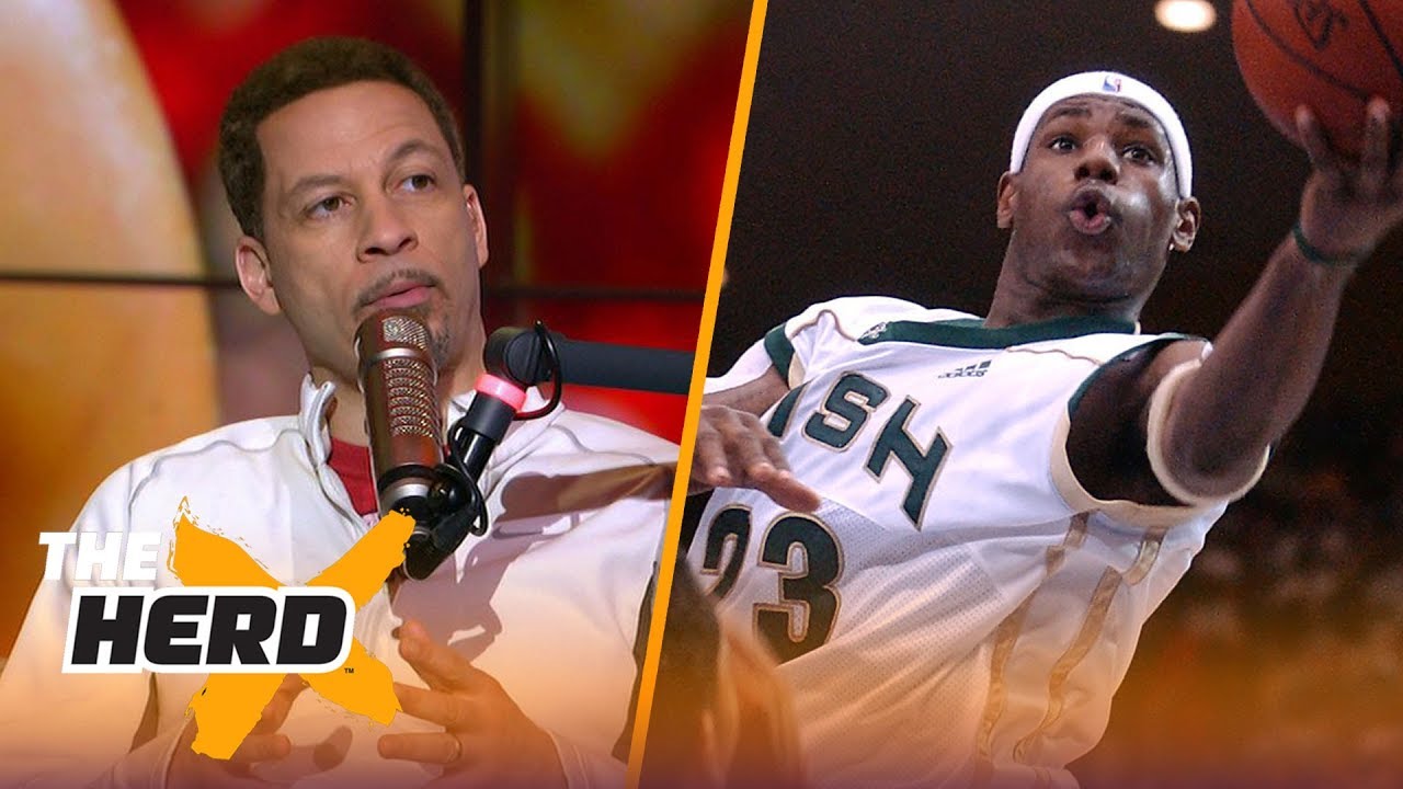 Chris Broussard recalls early memories of covering LeBron James | NBA | THE HERD