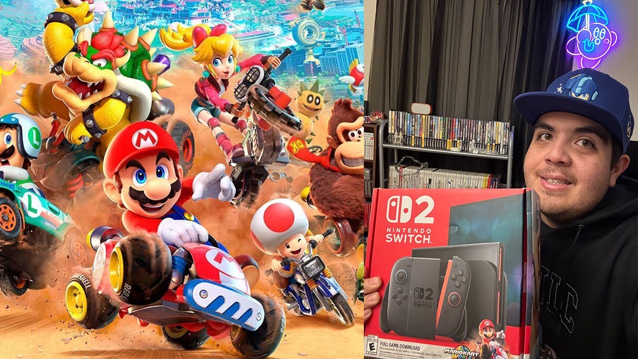 Nintendo Switch 2 Unboxing + Mario Kart World First Impressions