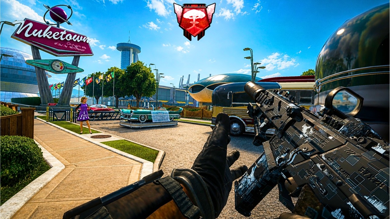 Nuclear using the Peacekeeper - Black ops 2