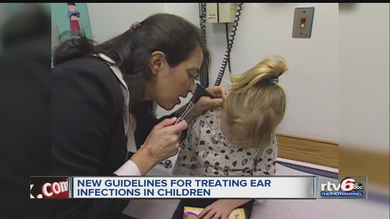 Organization issues new guidelines for treating children's ear infections